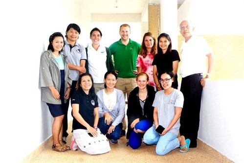 Picture of the Reef-World team with a group of assessors from Green Fins Thailand. 