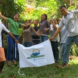 Picture of the Green Fins Snorkel Assessor team in El Nido, Philippines. 