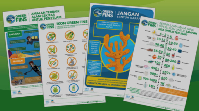 Green Fins Materials now Available in Bahasa Malaysia